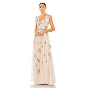 Mac Duggal 93575 Cap Sleeve Embellished Dress size 16. $998. H